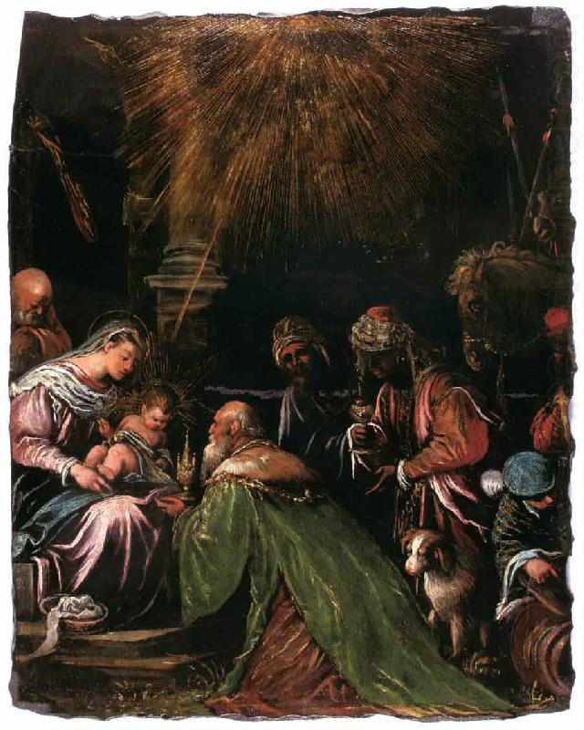 Jacopo Bassano The Adoration of the Magi china oil painting image